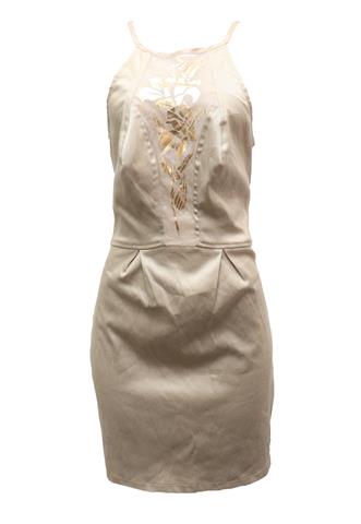 Vestido Triton Tule Dourado