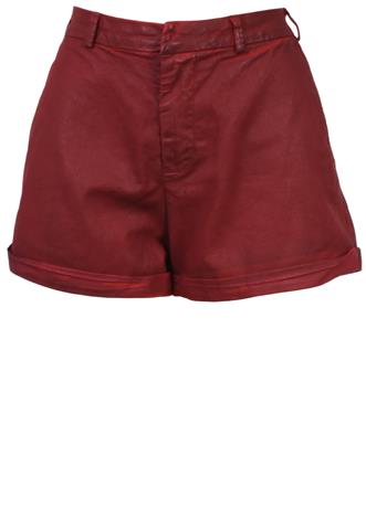 Shorts Triton Resinado Vermelho