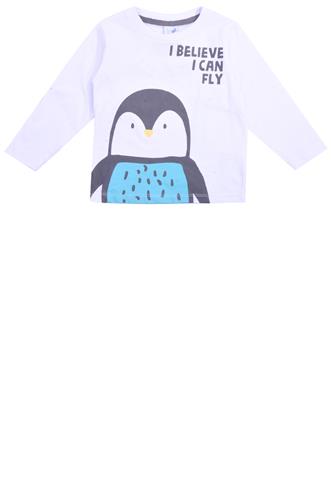 Camiseta Tip Top Pinguim Branca