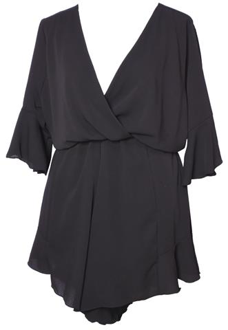 Vestido TamTaum Liso Preto