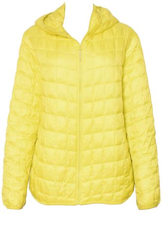 Casaco Uniqlo Neon Amarelo