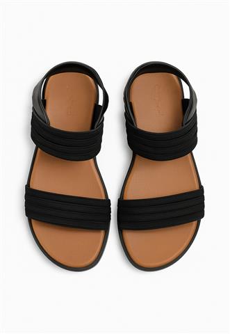 Sandália Usaflex Flatform Preta