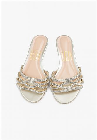 Rasteirinha UZA Brilho Dourada