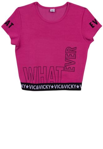 Blusa Vic&Vicky Brilho Rosa