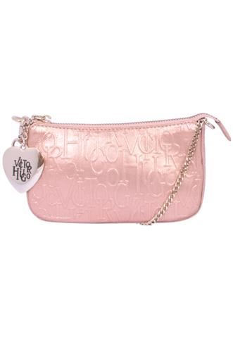Bolsa Victor Hugo Metalizada Rosê