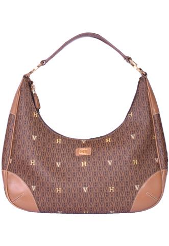 Bolsa Victor Hugo Argolas Marrom