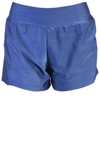 Short Vivid Fit Liso Azul