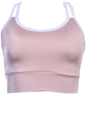 Top Vivid Fit Renata Dourado/Branco