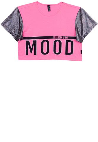 Blusa We Are It Girl Neon Rosa