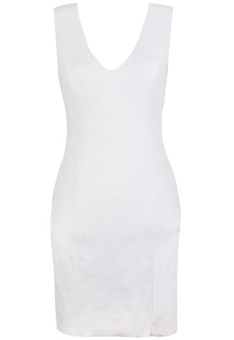 Vestido Youcom Texturizado Branco
