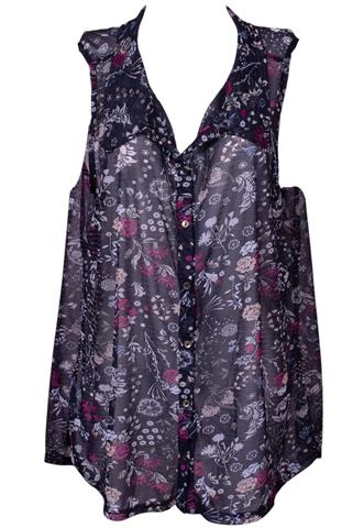Blusa Yessica Mullet Preta