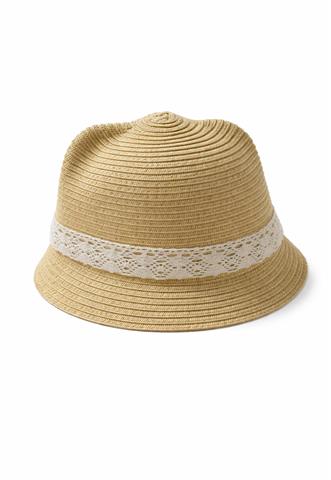Chapéu  Zara Renda Bege
