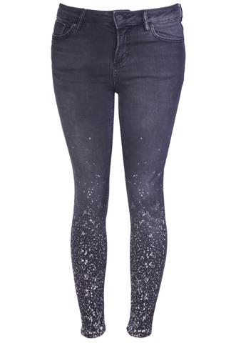 Calça Jeans Zara Skinny Preta