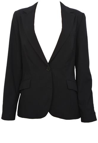 Blazer Zara Liso Preto