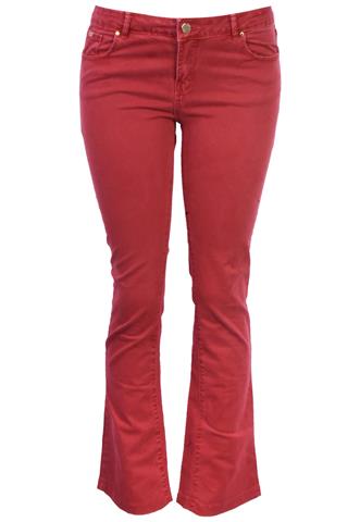 Calça Jeans Zara Lisa Vermelha
