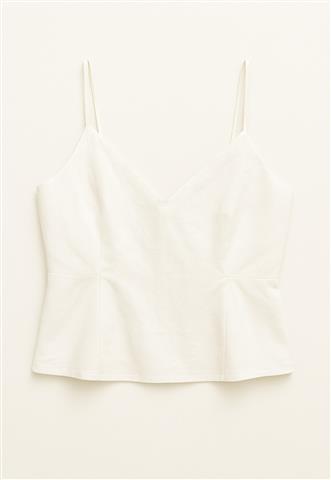 Blusa Zara Alcinha Branca