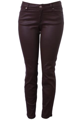 Calça Zara Emborrachada Marrom