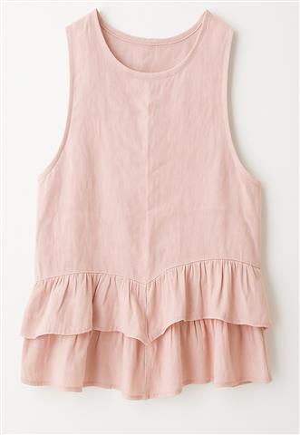 Blusa Zara Babados Rosa