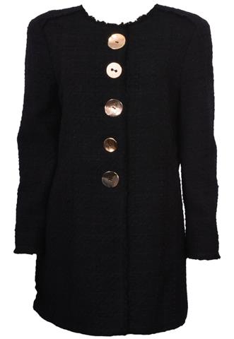 Casaco Zara Tweed Preto