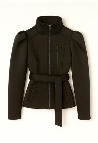 Casaco Zara Neoprene Preto