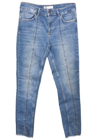 Calça Jeans Zara Skinny Azul