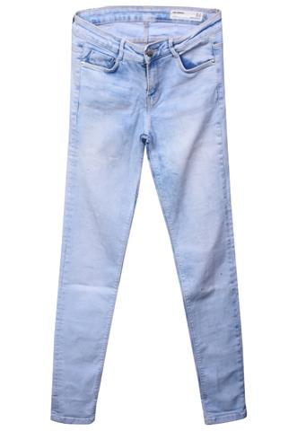 Calça Jeans Zara Básica Azul