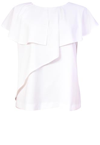 Blusa Zara Babado Off White