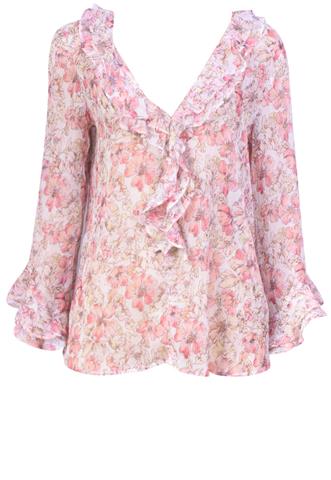 Blusa Zara Estampada Colorida