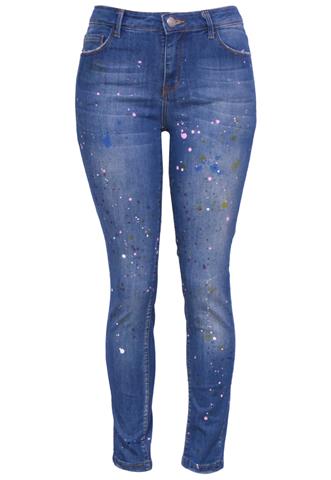 Calça Jeans Skinny Azul