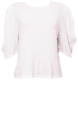 Blusa Zara Texturizada Branca