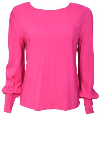 Blusa Zara Manga Longa Rosa