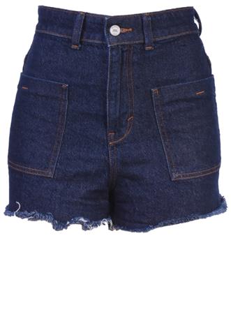 Short Zara Jeans Azul