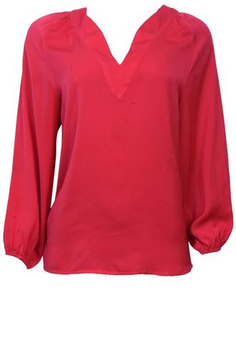 Blusa Zara Manga Longa Rosa