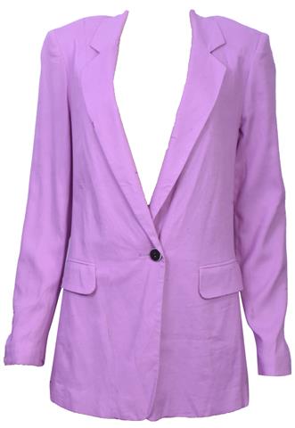 Blazer Zara Alfaiataria Lilás