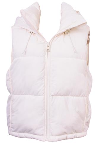 Colete Zara Puffer Creme