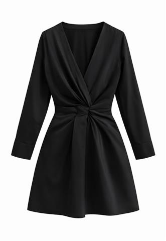 Vestido Zara Manga Longa Preto