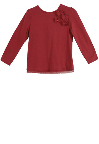 Blusa Zara Infantil Vermelha