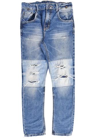 Calça Jeans Zara  Destroyed Azul