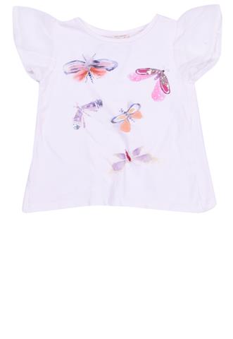 Blusa Zara Borboleta Branca