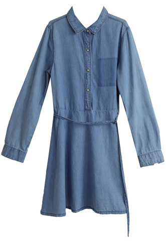 Vestido Zara Infantil Azul
