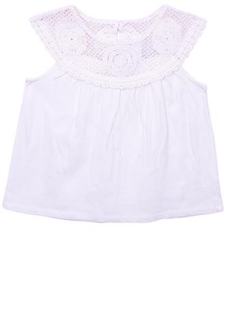 Blusa Zara Crochê Branca