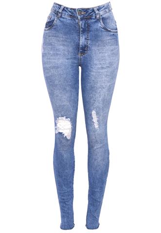 Calça Jeans ZNL Rasgos Azul
