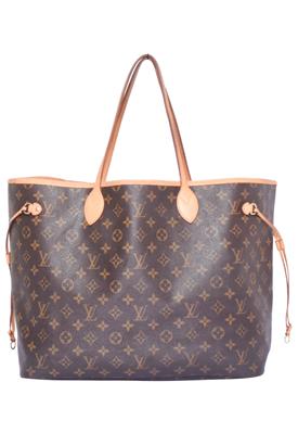 Bolsa neverfull louis vuitton em couro legitimo - R$ 1990.00, cor Marrom  #22003, compre agora